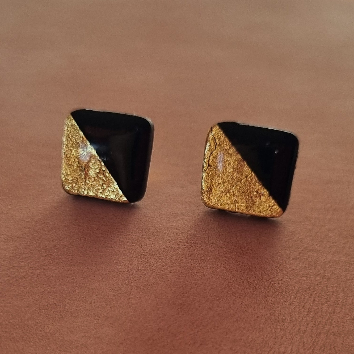 Gold Black Square